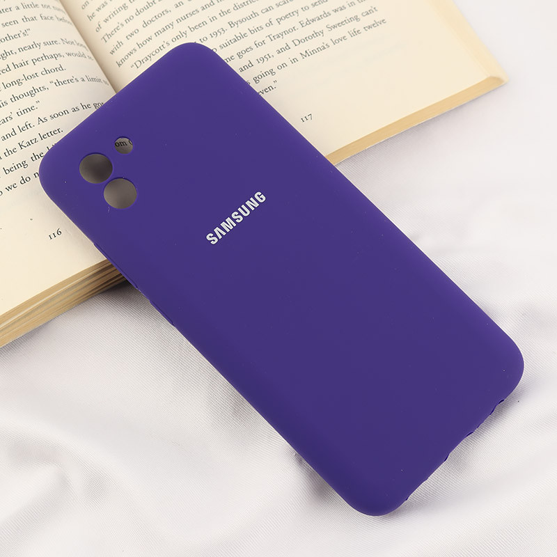 قاب سیلیکونی اصلی زیربسته سامسونگ Galaxy A03 محافظ لنزدار