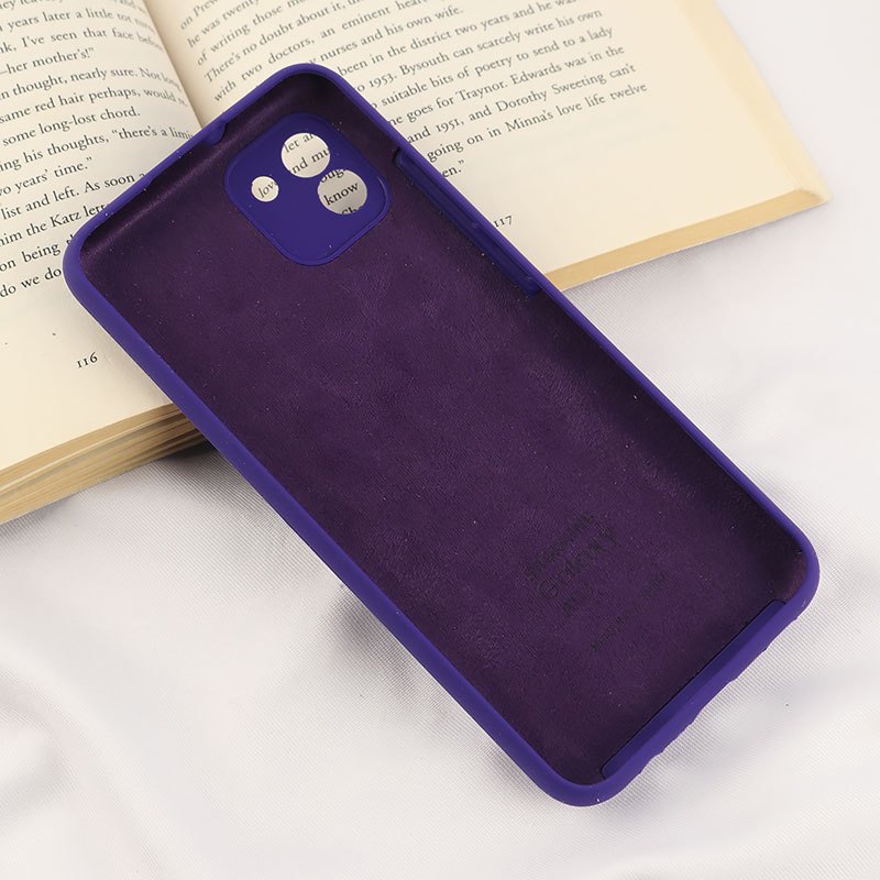 قاب سیلیکونی اصلی زیربسته سامسونگ Galaxy A03 محافظ لنزدار