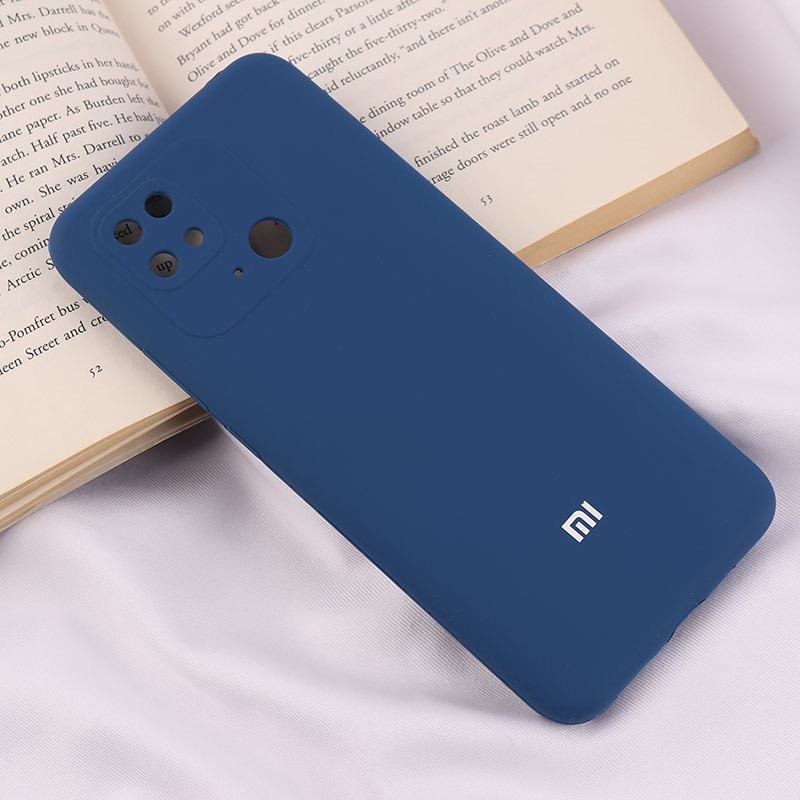 قاب سیلیکونی اصلی زیربسته شیائومی Redmi 10C محافظ لنزدار