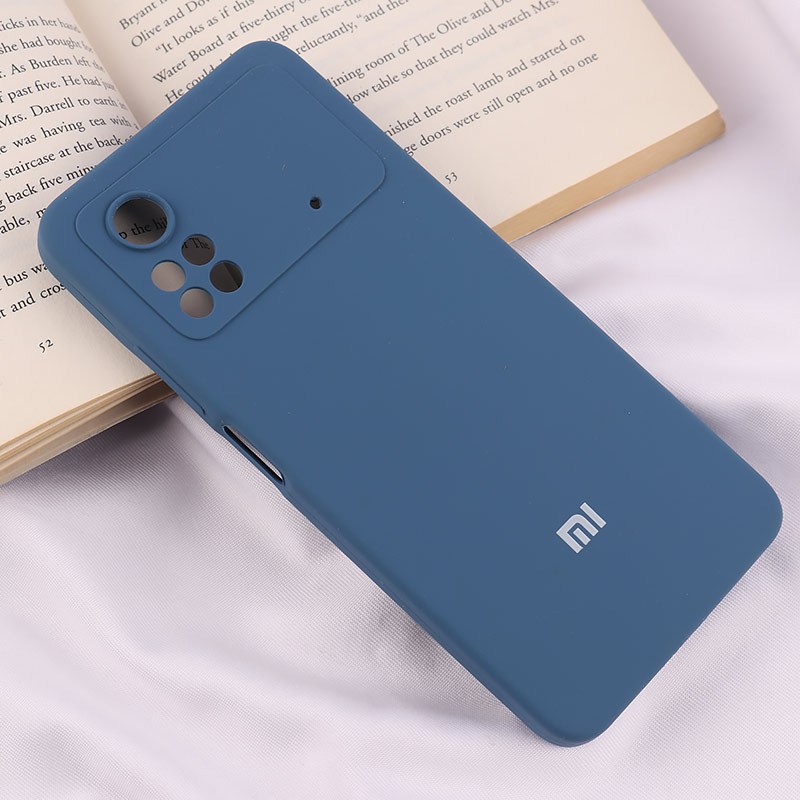 قاب سیلیکونی اصلی زیربسته شیائومی Poco X4 Pro 5G محافظ لنزدار
