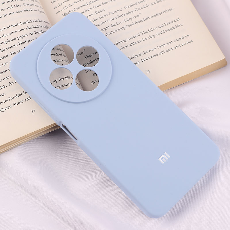 قاب سیلیکونی اصلی زیربسته شیائومی Redmi 14C / Poco C75 محافظ لنزدار