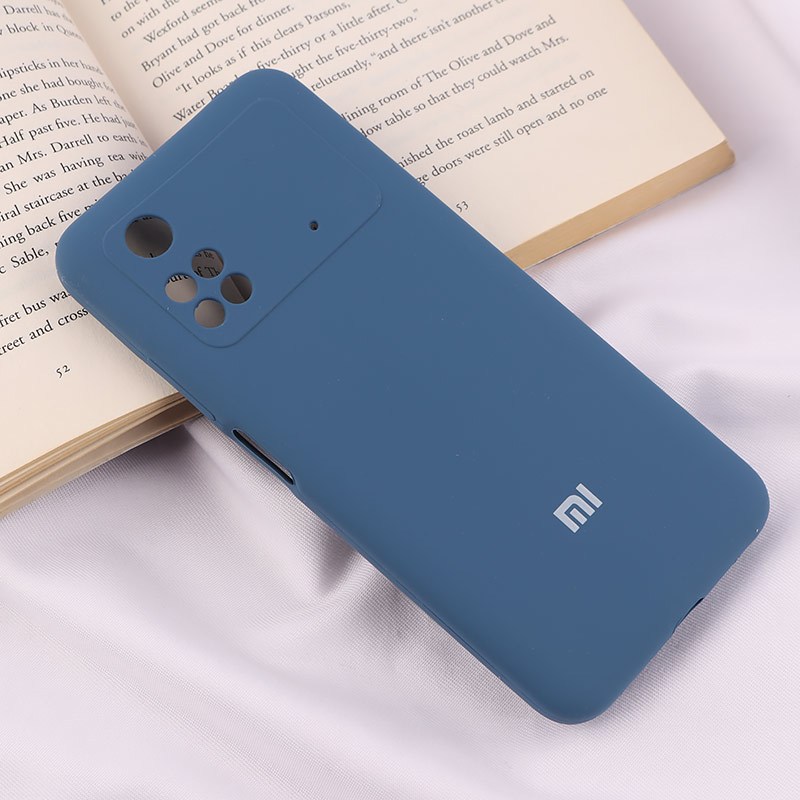قاب سیلیکونی اصلی زیربسته شیائومی Poco M4 Pro 4G محافظ لنزدار