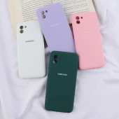 قاب سیلیکونی اصلی زیربسته سامسونگ Galaxy A03 محافظ لنزدار