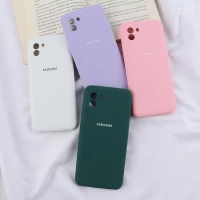 قاب سیلیکونی اصلی زیربسته سامسونگ Galaxy A03 محافظ لنزدار