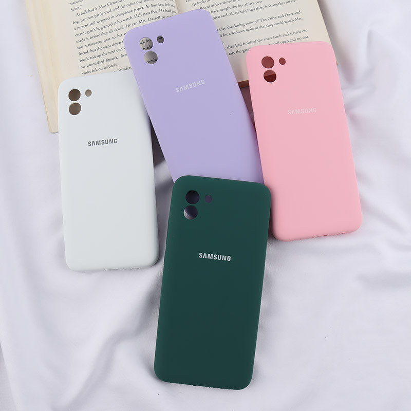 قاب سیلیکونی اصلی زیربسته سامسونگ Galaxy A03 محافظ لنزدار