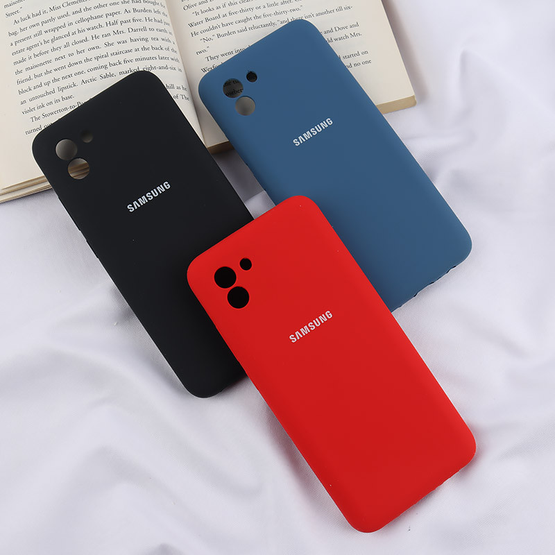 قاب سیلیکونی اصلی زیربسته سامسونگ Galaxy A03 محافظ لنزدار