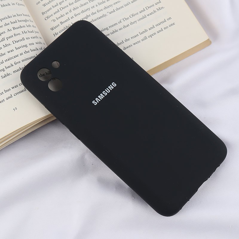 قاب سیلیکونی اصلی زیربسته سامسونگ Galaxy A03 محافظ لنزدار