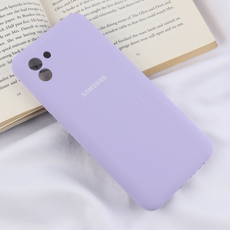 قاب سیلیکونی اصلی زیربسته سامسونگ Galaxy A03 محافظ لنزدار