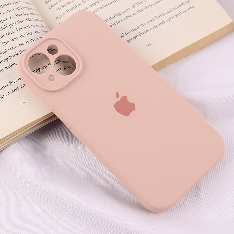 قاب سیلیکونی اصلی زیربسته آیفون iPhone 15 محافظ لنزدار