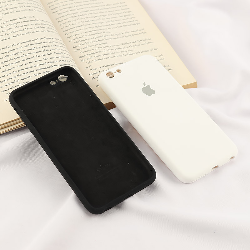 قاب سیلیکونی اصلی زیربسته آیفون iPhone 6 Plus / 6s Plus محافظ لنزدار