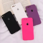 قاب سیلیکونی اصلی زیربسته آیفون iPhone 7 Plus / 8 Plus محافظ لنزدار