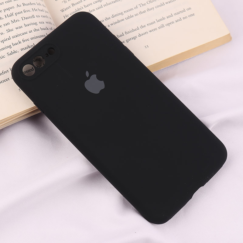 قاب سیلیکونی اصلی زیربسته آیفون iPhone 7 Plus / 8 Plus محافظ لنزدار