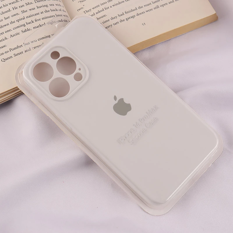 قاب سیلیکونی اصلی زیربسته آیفون iPhone 14 Pro Max محافظ لنزدار
