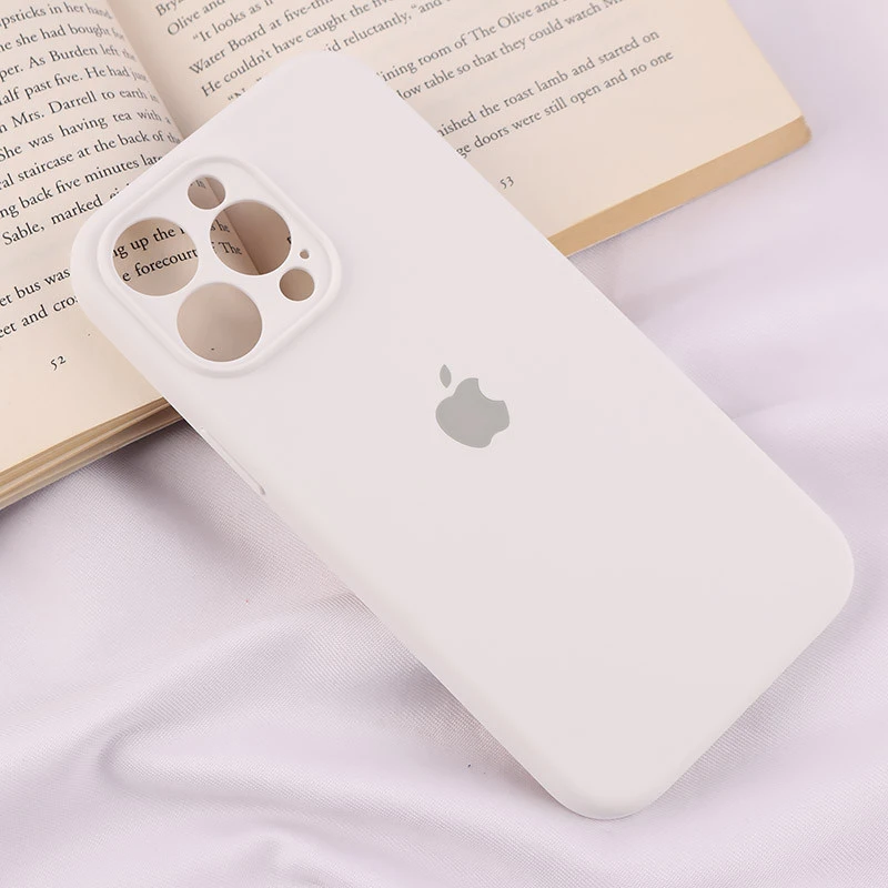 قاب سیلیکونی اصلی زیربسته آیفون iPhone 14 Pro Max محافظ لنزدار