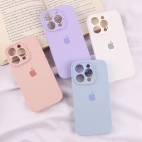 قاب سیلیکونی اصلی زیربسته آیفون iPhone 15 Pro محافظ لنزدار
