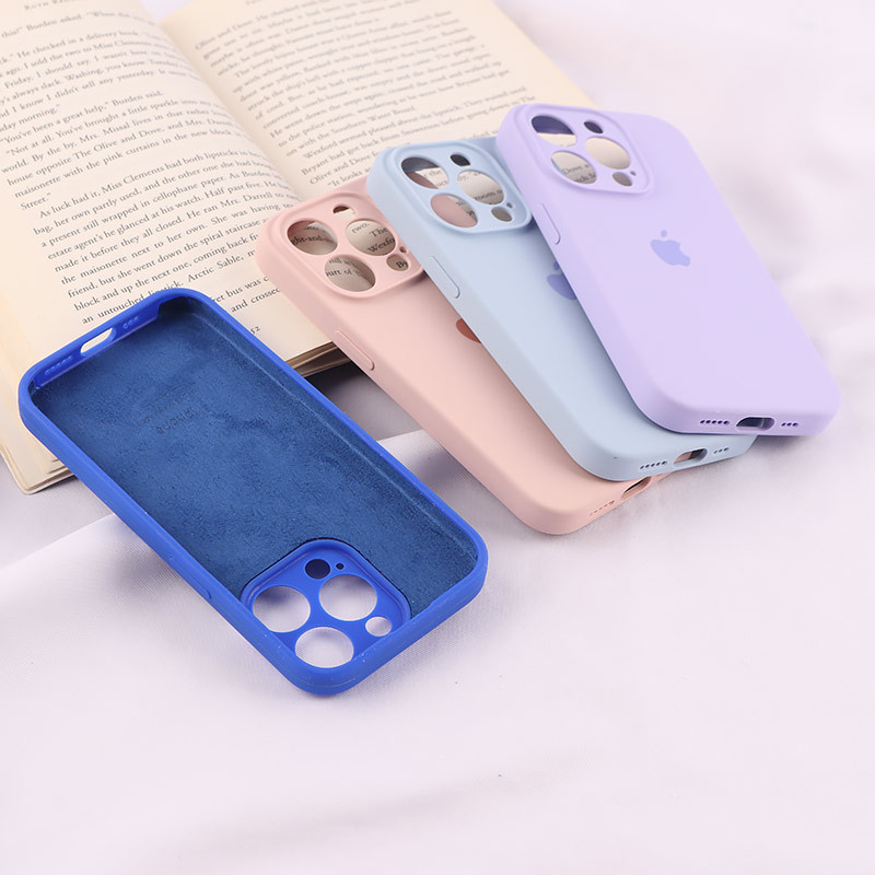 قاب سیلیکونی اصلی زیربسته آیفون iPhone 15 Pro محافظ لنزدار