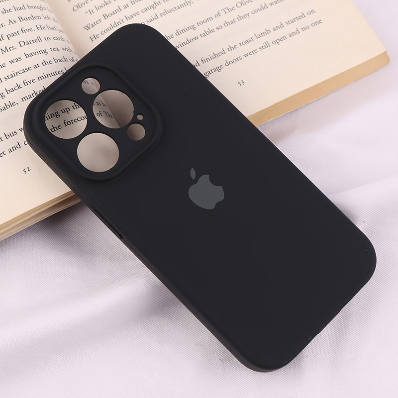 قاب سیلیکونی اصلی زیربسته آیفون iPhone 15 Pro محافظ لنزدار