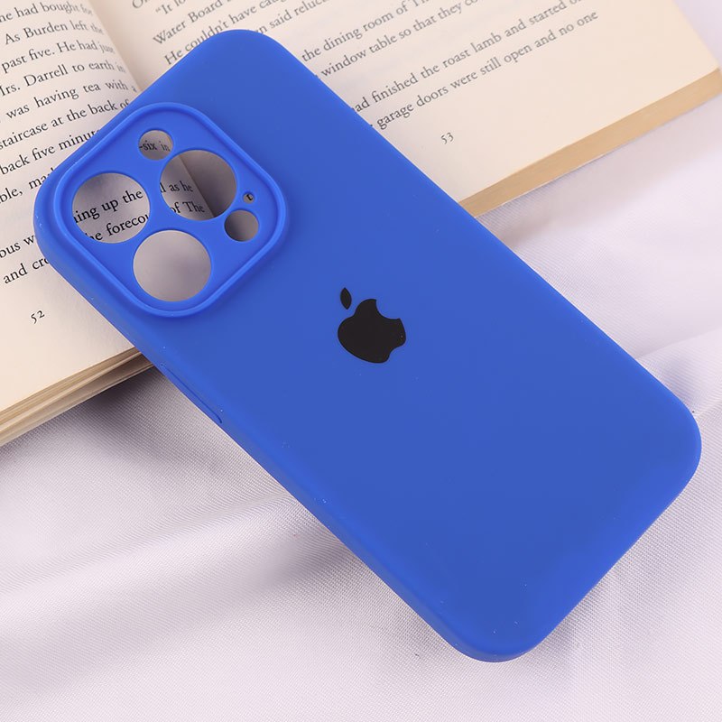 قاب سیلیکونی اصلی زیربسته آیفون iPhone 15 Pro محافظ لنزدار