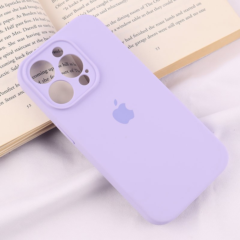 قاب سیلیکونی اصلی زیربسته آیفون iPhone 15 Pro محافظ لنزدار