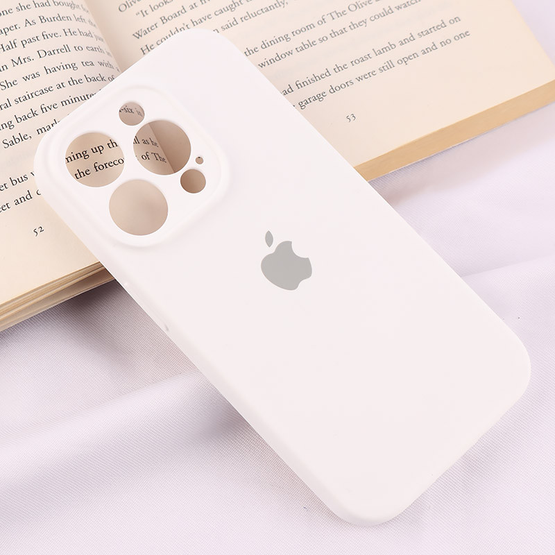 قاب سیلیکونی اصلی زیربسته آیفون iPhone 15 Pro محافظ لنزدار