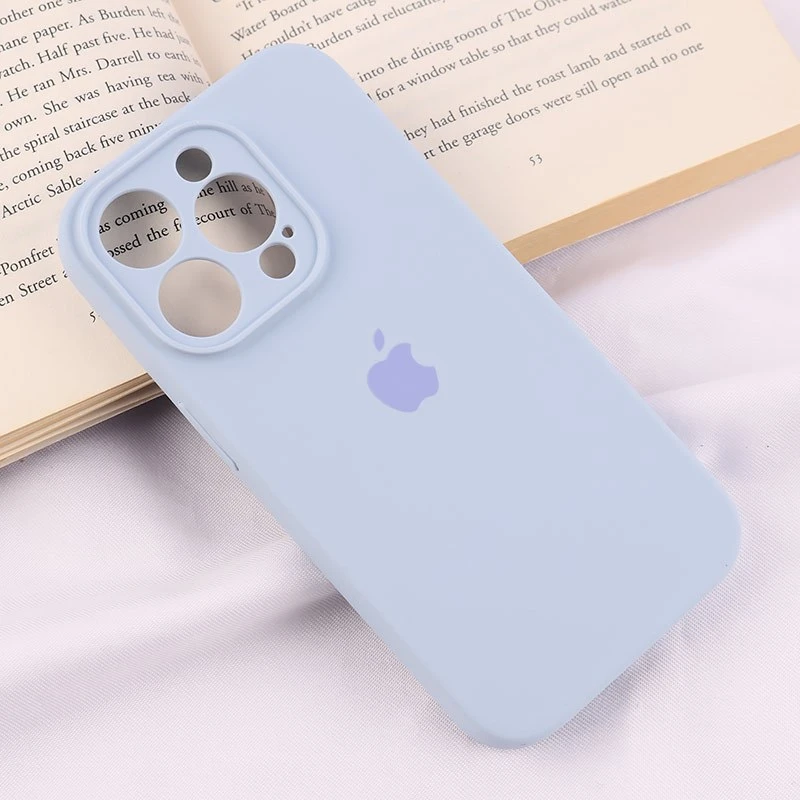 قاب سیلیکونی اصلی زیربسته آیفون iPhone 15 Pro محافظ لنزدار