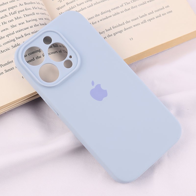 قاب سیلیکونی اصلی زیربسته آیفون iPhone 15 Pro محافظ لنزدار