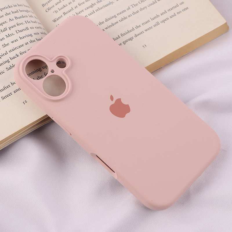 قاب سیلیکونی اصلی زیربسته آیفون iPhone 16 محافظ لنزدار