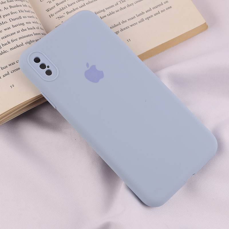 قاب سیلیکونی اصلی زیربسته آیفون iPhone XS Max محافظ لنزدار