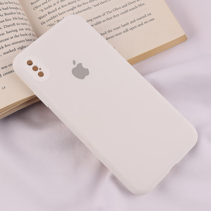 قاب سیلیکونی اصلی زیربسته آیفون iPhone XS Max محافظ لنزدار