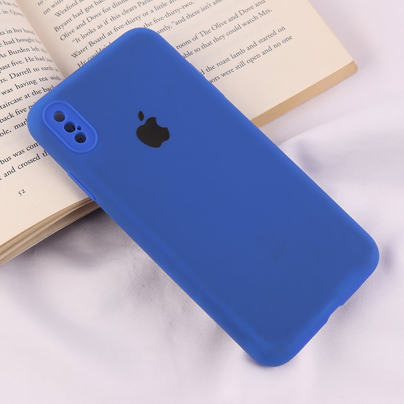 قاب سیلیکونی اصلی زیربسته آیفون iPhone XS Max محافظ لنزدار