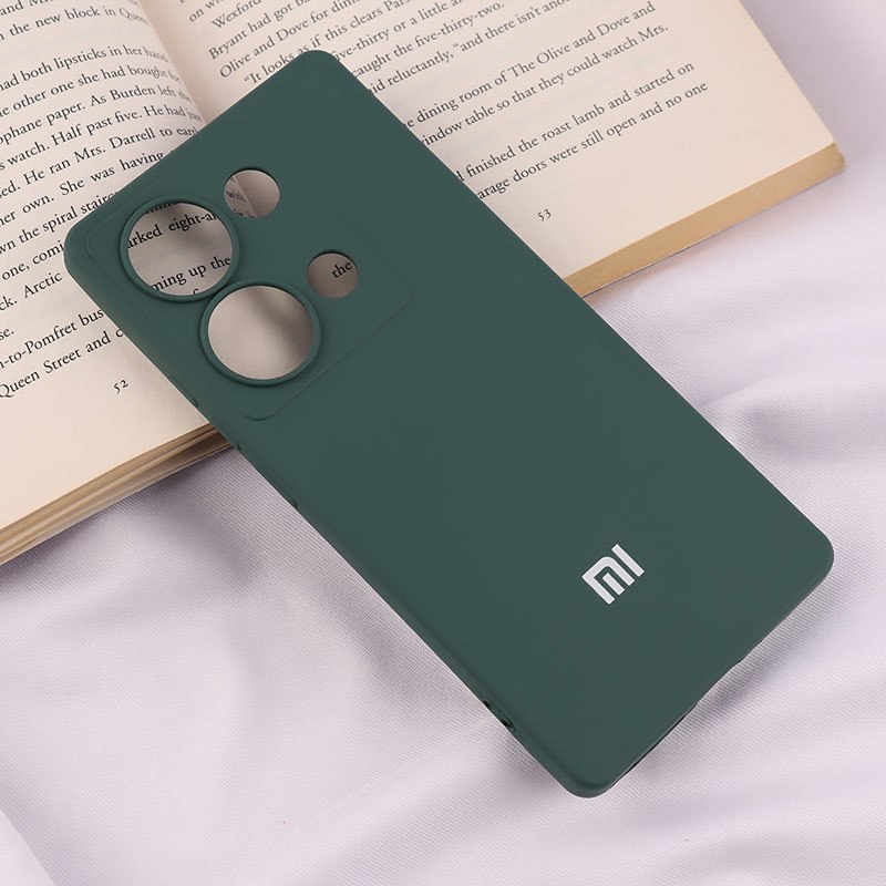 قاب سیلیکونی Highcopy زیر بسته محافظ لنزدار شیائومی Redmi Note 13 Pro 4G