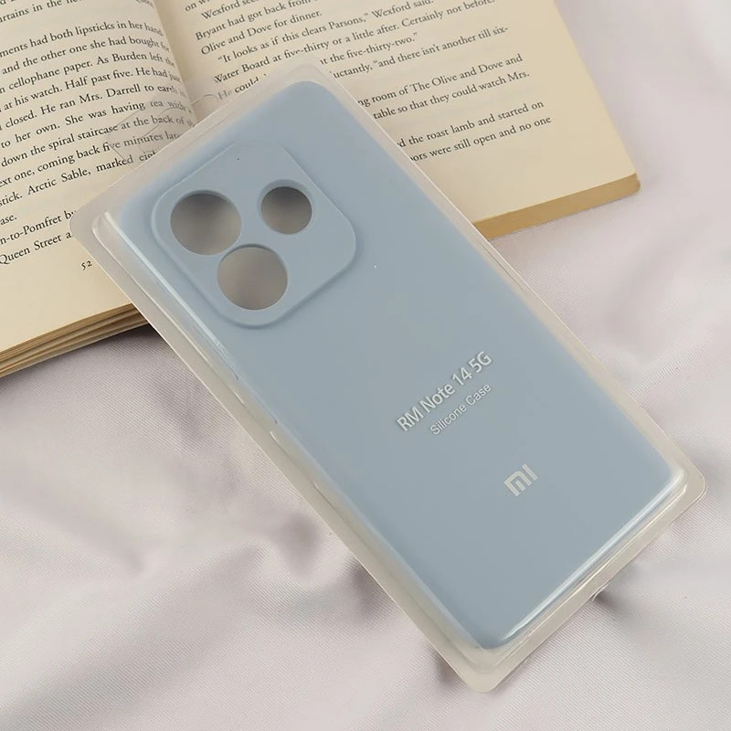 قاب سیلیکونی اصلی زیربسته شیائومی Redmi Note 14 5G محافظ لنزدار