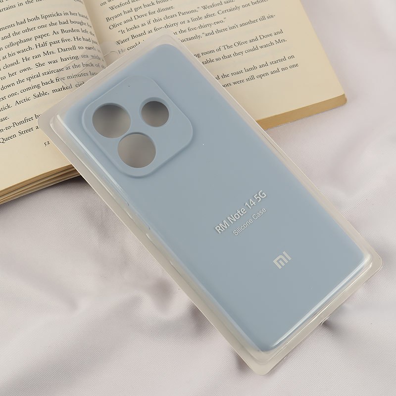 قاب سیلیکونی اصلی زیربسته شیائومی Redmi Note 14 5G محافظ لنزدار