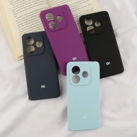 قاب سیلیکونی اصلی زیربسته شیائومی Redmi Note 14 5G محافظ لنزدار