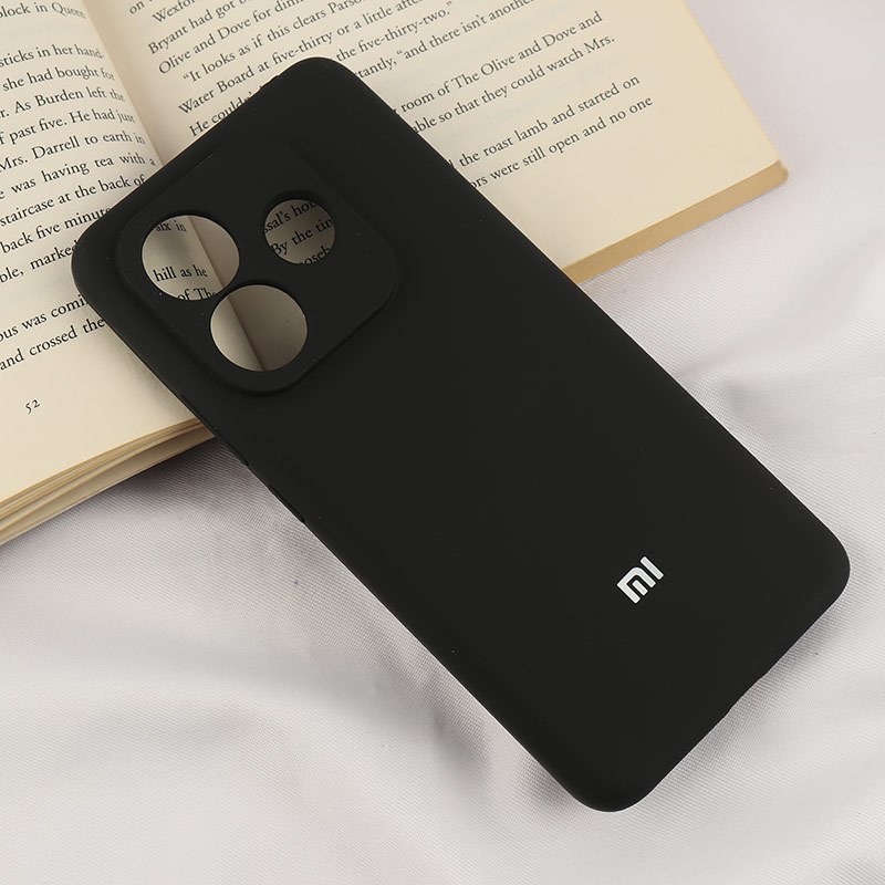 قاب سیلیکونی اصلی زیربسته شیائومی Redmi Note 14 5G محافظ لنزدار