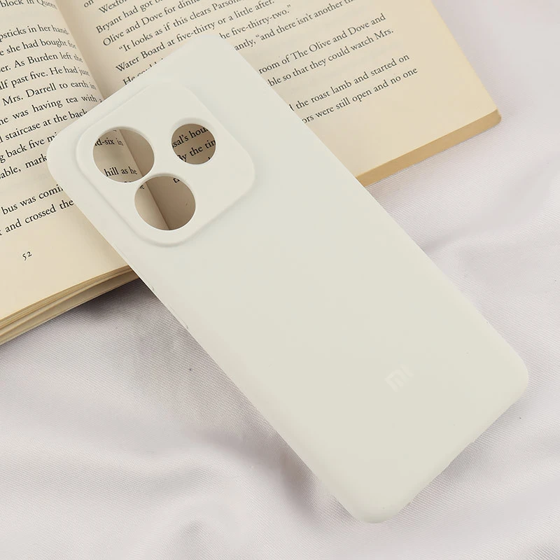 قاب سیلیکونی اصلی زیربسته شیائومی Redmi Note 14 5G محافظ لنزدار