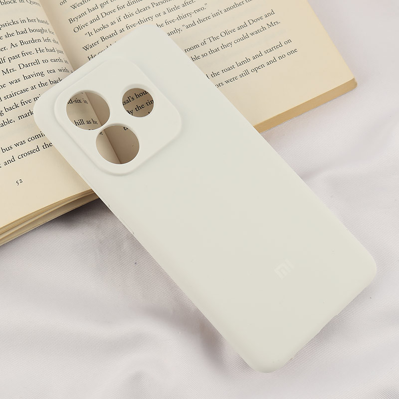 قاب سیلیکونی اصلی زیربسته شیائومی Redmi Note 14 5G محافظ لنزدار
