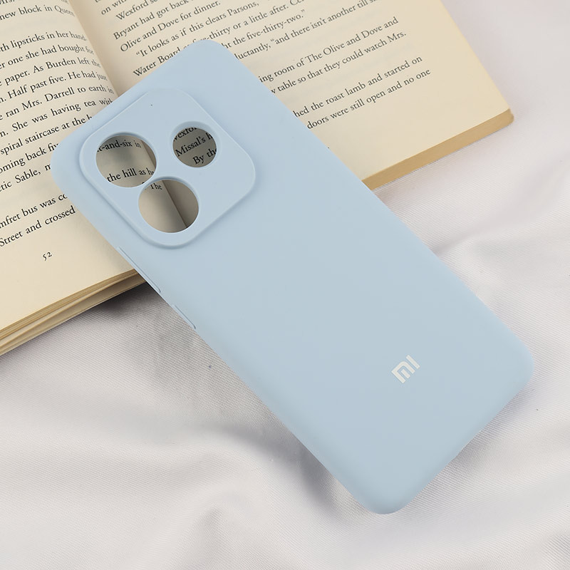 قاب سیلیکونی اصلی زیربسته شیائومی Redmi Note 14 5G محافظ لنزدار