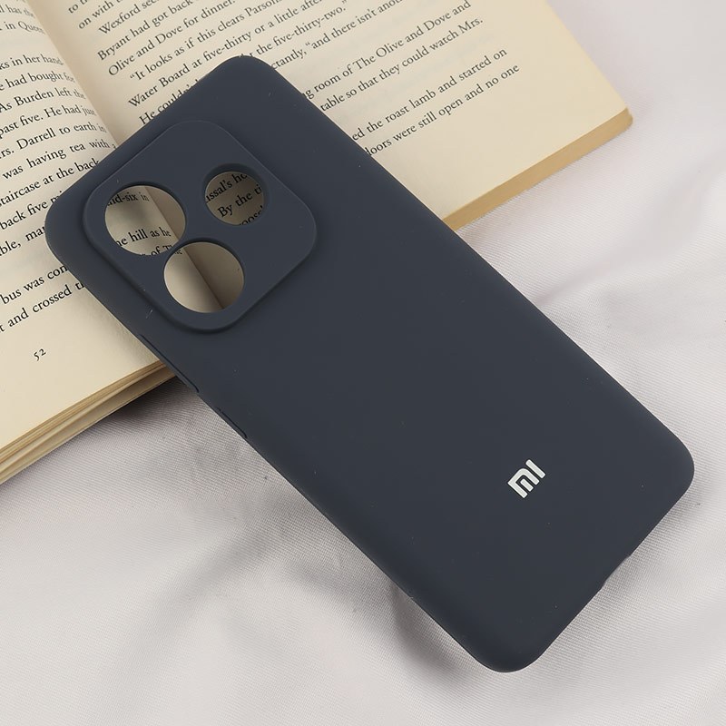 قاب سیلیکونی اصلی زیربسته شیائومی Redmi Note 14 5G محافظ لنزدار