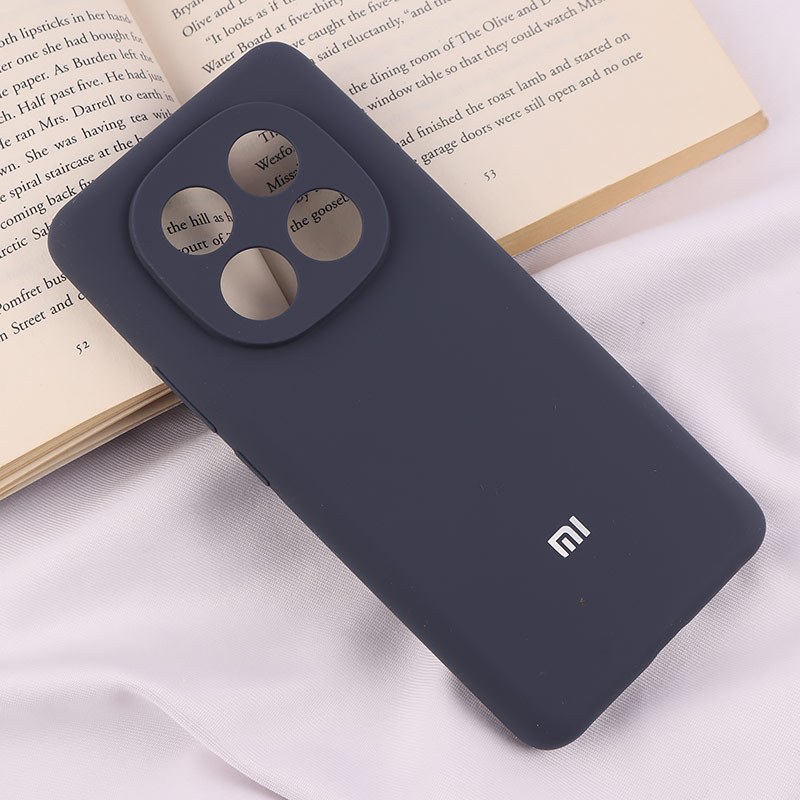 قاب سیلیکونی اصلی زیربسته شیائومی Redmi Note 14 Pro 5G محافظ لنزدار