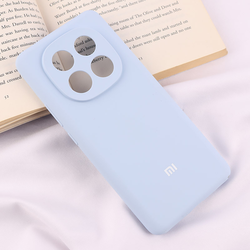 قاب سیلیکونی اصلی زیربسته شیائومی Redmi Note 14 Pro 5G محافظ لنزدار