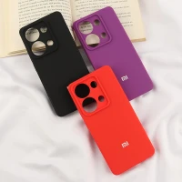 قاب سیلیکونی اصلی زیربسته شیائومی Poco M6 Pro 4G محافظ لنزدار