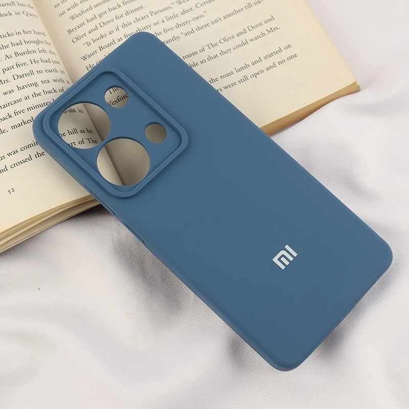 قاب سیلیکونی اصلی زیربسته شیائومی Poco M6 Pro 4G محافظ لنزدار