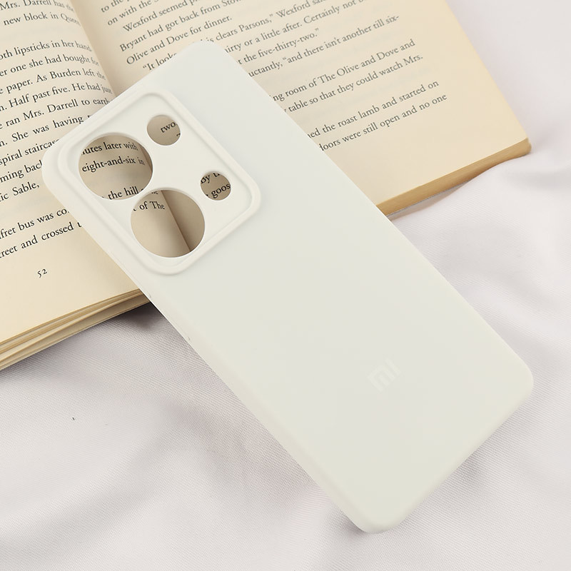 قاب سیلیکونی اصلی زیربسته شیائومی Poco M6 Pro 4G محافظ لنزدار