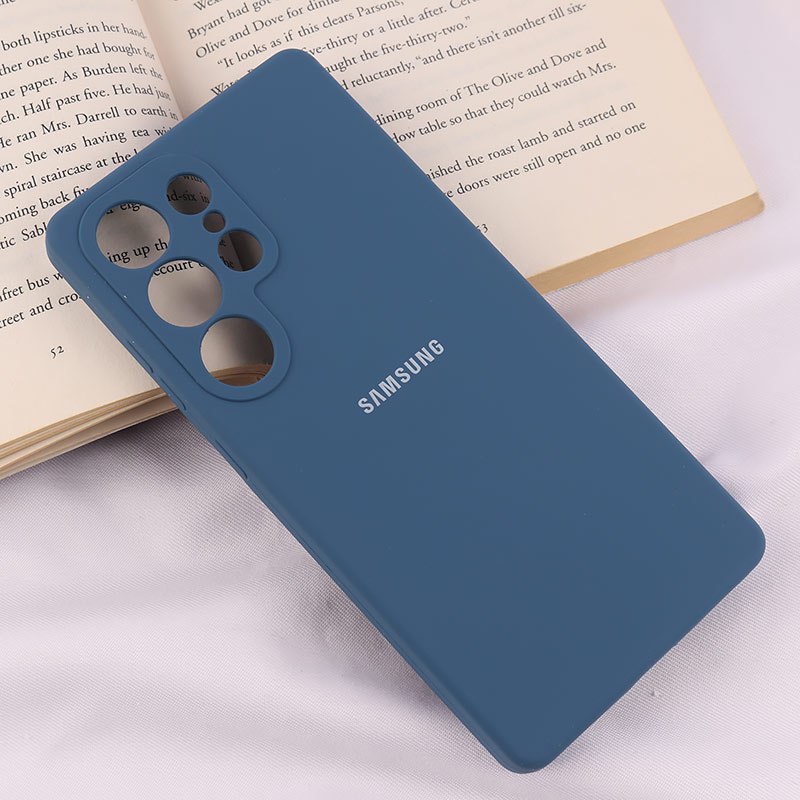 قاب سیلیکونی اصلی زیربسته سامسونگ Galaxy S25 Ultra محافظ لنزدار