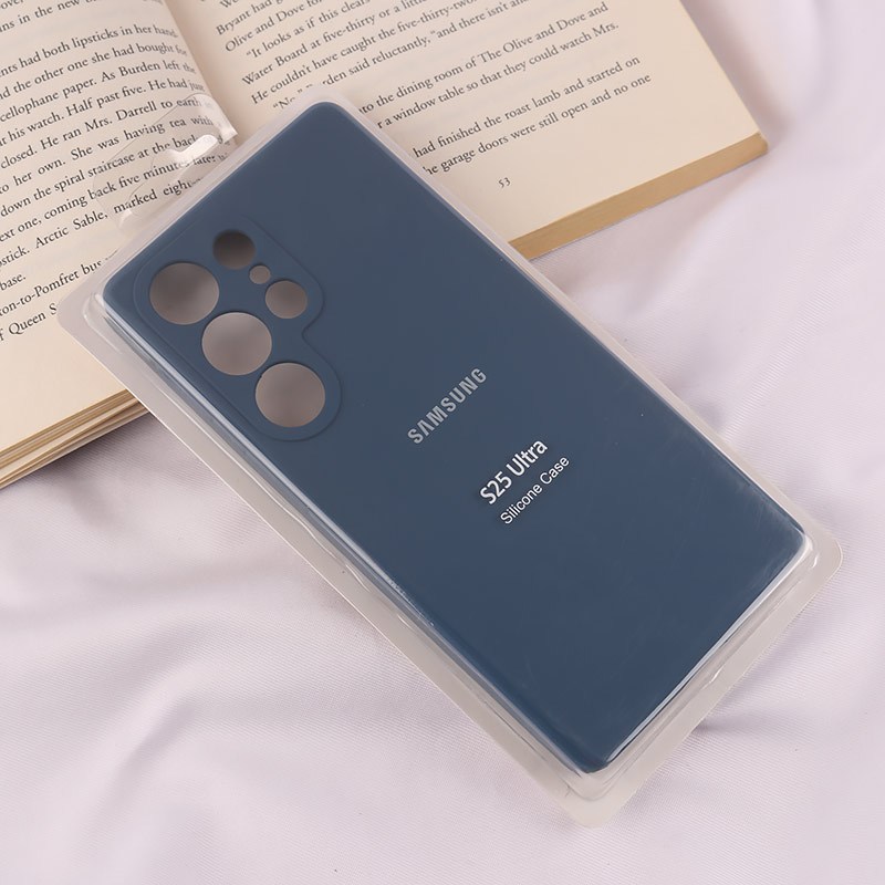 قاب سیلیکونی اصلی زیربسته سامسونگ Galaxy S25 Ultra محافظ لنزدار