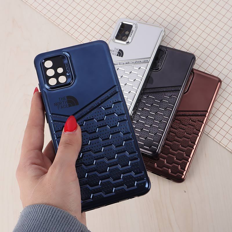 قاب ژله ای The North Face سامسونگ Galaxy A51 4G براق محافظ لنزدار