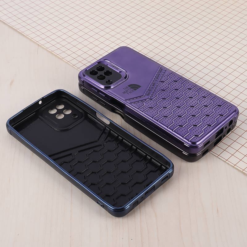 قاب ژله ای The North Face سامسونگ Galaxy A12 / M12 براق محافظ لنزدار