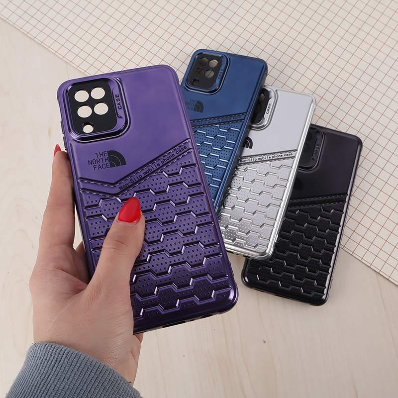 قاب ژله ای The North Face سامسونگ Galaxy A12 / M12 براق محافظ لنزدار