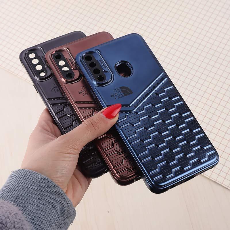 قاب ژله ای The North Face سامسونگ Galaxy A20s براق محافظ لنزدار